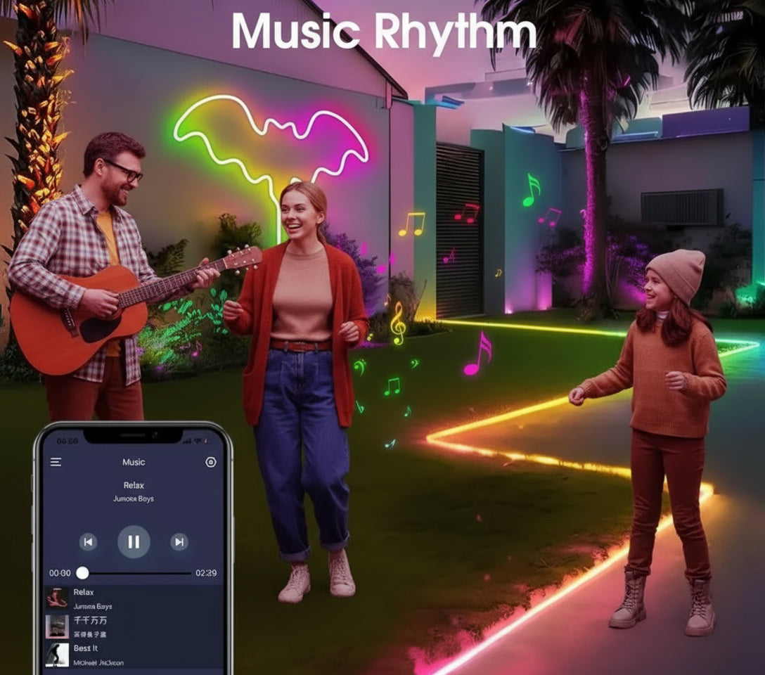 10m RGB LED Neon Rope Light – Smart App Control Waterproof Decorative Light