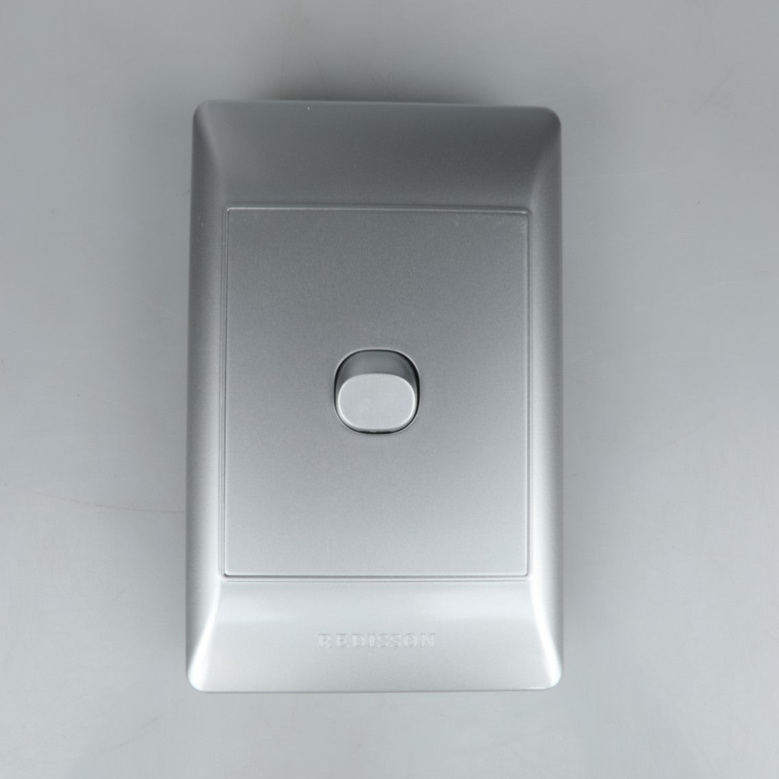 REDISSON Paddle Light Switch – Silver, Safe, and Long-Lasting Control for Two Channels A101(SIL)