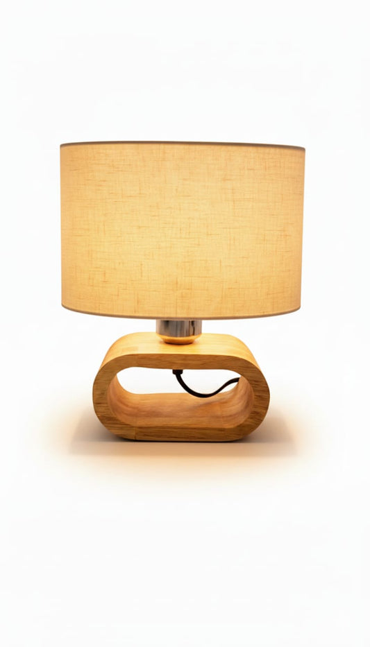 Table Lamp for Bedroom with Fabric Shade for Nightstand BQ-TL3001
