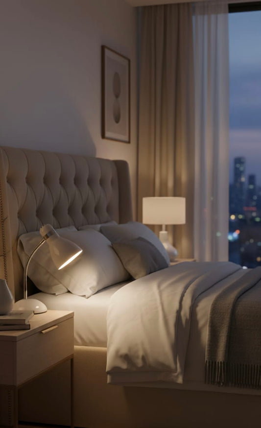 Gooseneck white Desk Lamp 710D