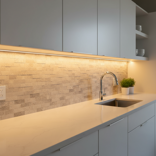 8mm 12VDC WARM WHITE 3000K LED COB STRIP LIGHT IP20 10W/M /5M