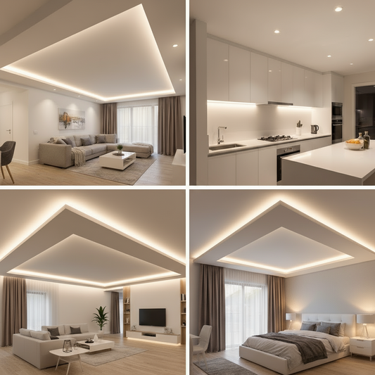 8mm 24VD NATURAL WHITE 4000K LED COB STRIP LIGHT IP20 14W/M /10M