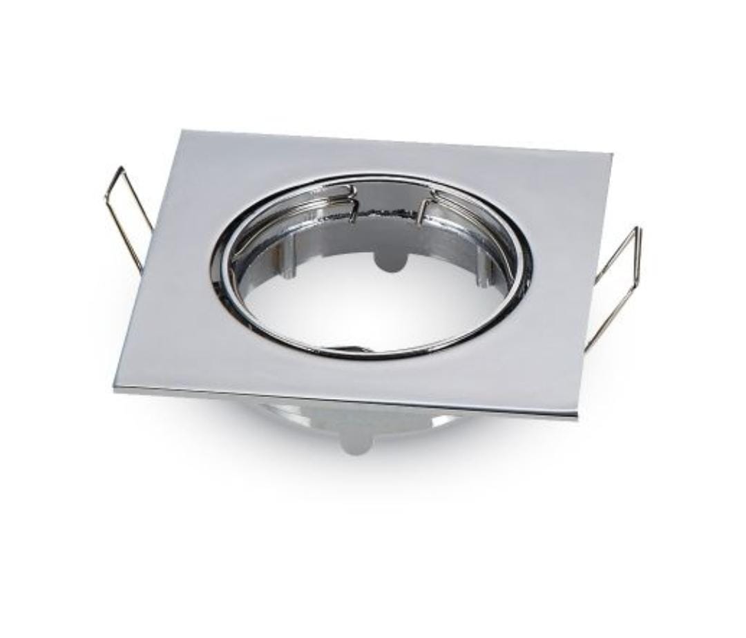 Downlight Chrome Square Swivelling Spotlight 502/CH