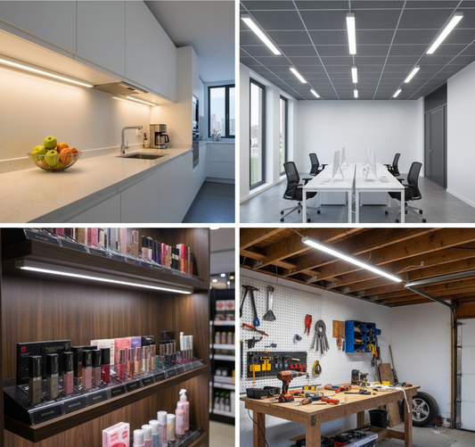 56w 4ft LED Batten cool white Light (6500K) TLH-FL3x18w