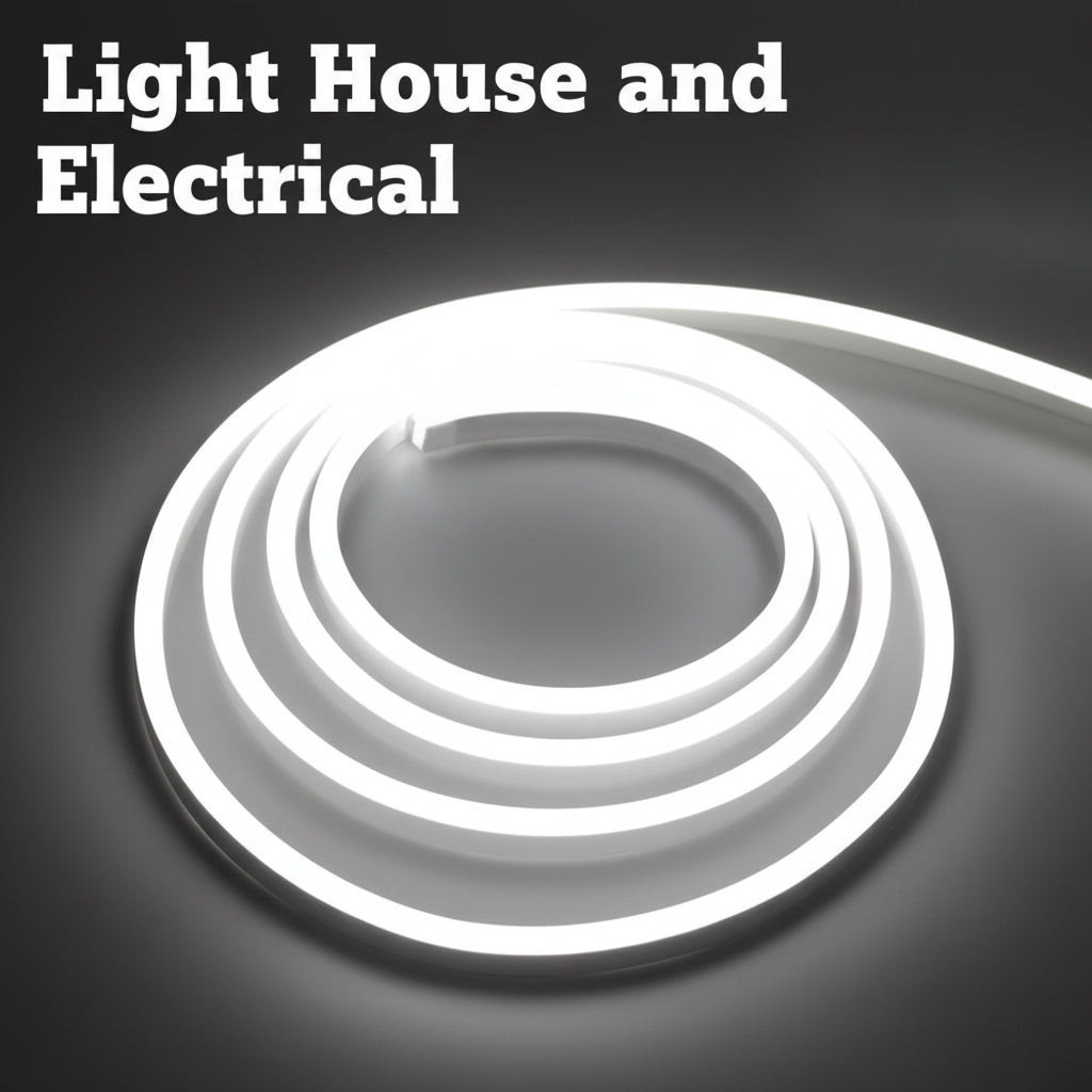 Led Neon Strip Light 220v Cool White 6000k Per 5Meter