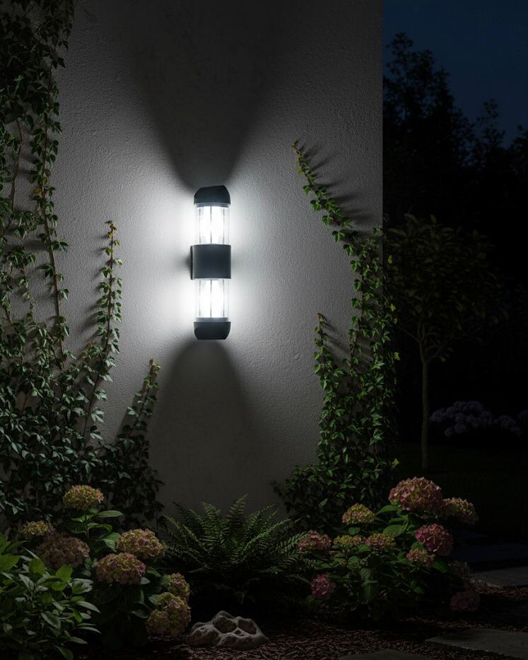 Outdoor Double sided Wall Glass Lamp Glass E27 8405/2 SB