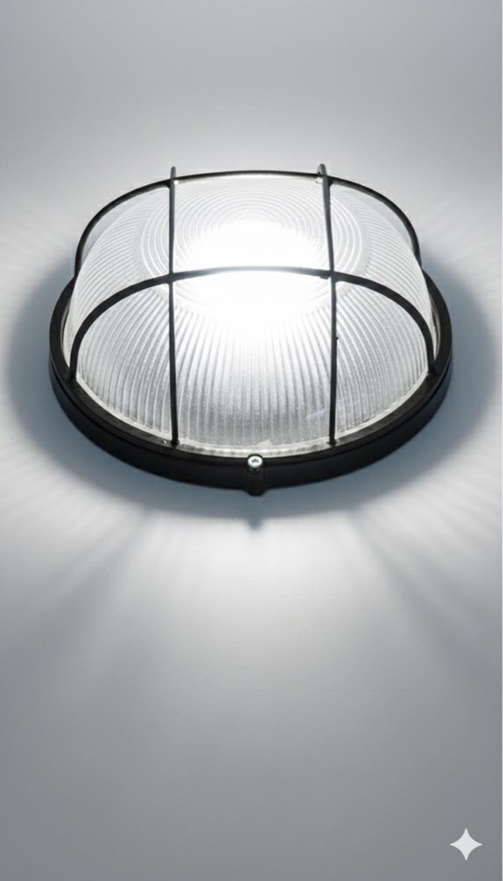 Round bulkhead outdoor light fitting B2002L