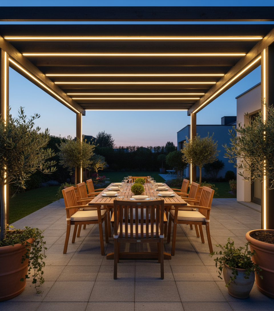 8mm-12cm Cut 220v-IP65/Outdoor Warm White COB LED Strip light 5M