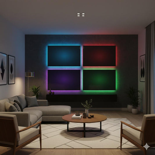 12v 5050 60LEDS/M SMD RGB LED Strip light WITH A REMOTE