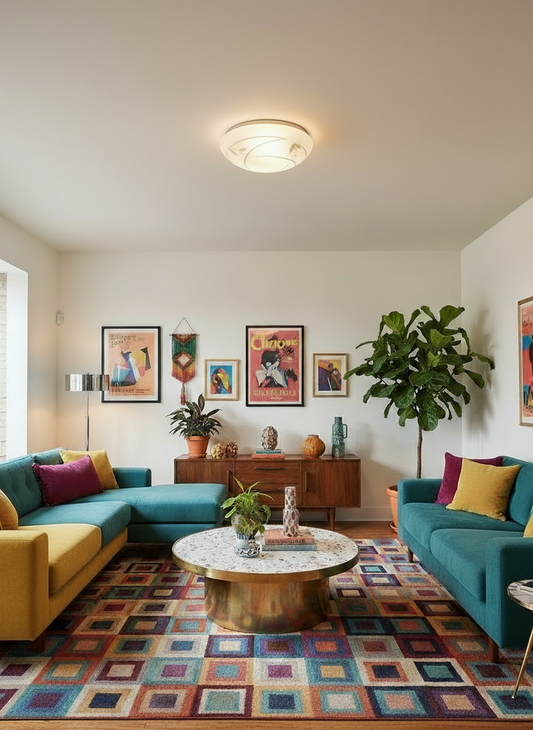 Frosted Glass Ceiling Light fitting ZIMU01-300