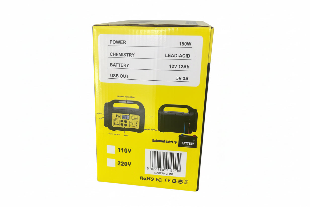 150w Rechargeable power bank battery with Mosquito repellent Lamp, Ac output USB and LED Light