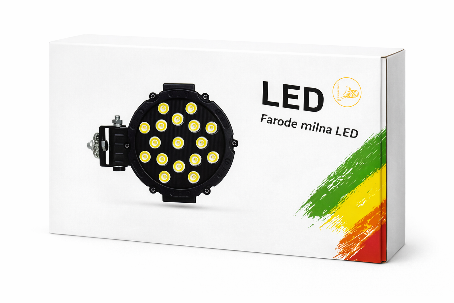 Round 18 LED Off-Road Work Light – High Brightness Driving Light size 160mm