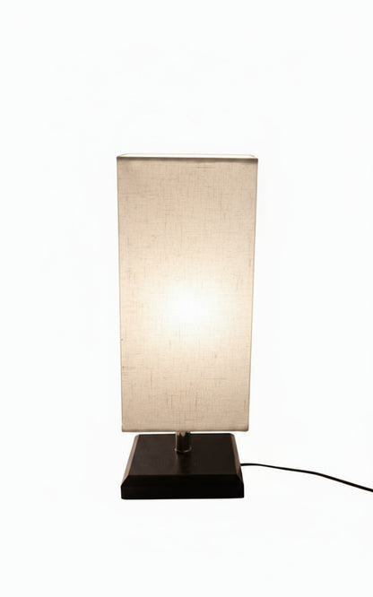 Table Lamp for Bedroom with square  Fabric Shade for Nightstand BQ-TL3014