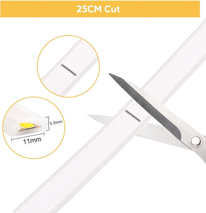 1M-8mm 220v LED COB STRIP LIGHT IP65 (Waterproof) 20W/M / (no transformer required )Color- Warm White-Cool White-Day Light-Blue-Red-Green-Yellow