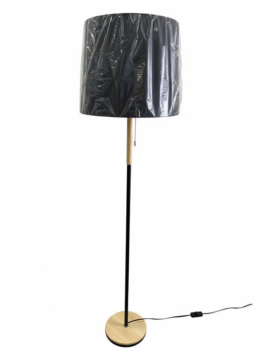 Modern Shelf Floor Standing Black Lamp D003