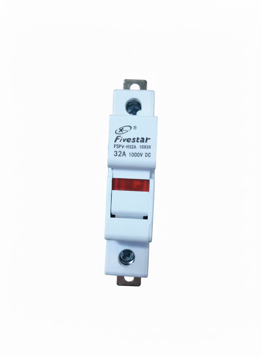 32A 1 Pole PV Fuse Holder 1000v DC
