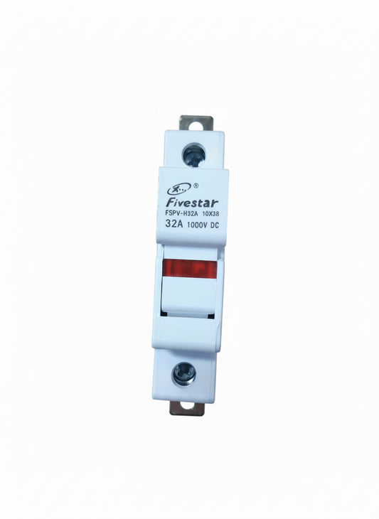 32A 1 Pole PV Fuse Holder 1000v DC