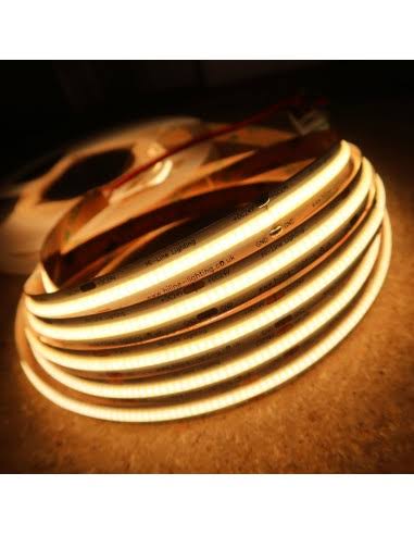 1M-8mm 220v LED COB STRIP LIGHT IP20 20W/M /1M ROLL (no transformer required )Color- Warm White-Cool White-Day Light-Blue