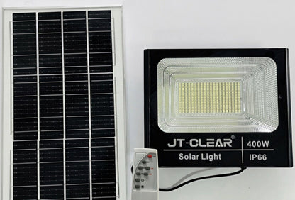 400w JT High Bright Solar Flood Light, Spotlight with Remote Control.