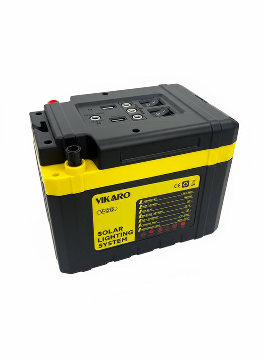 12v 15Ah Rechargeable Power Bank Battery with LED Light with USB and 12v Output