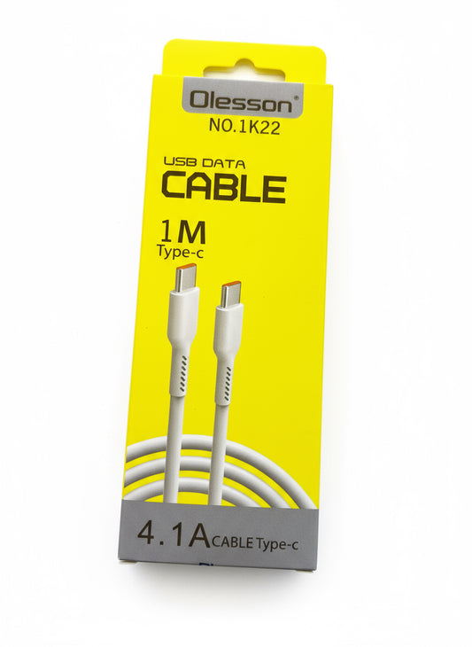 4.1A 1M C Class DATA CABLE Type-C Olesson Cell phone Charger