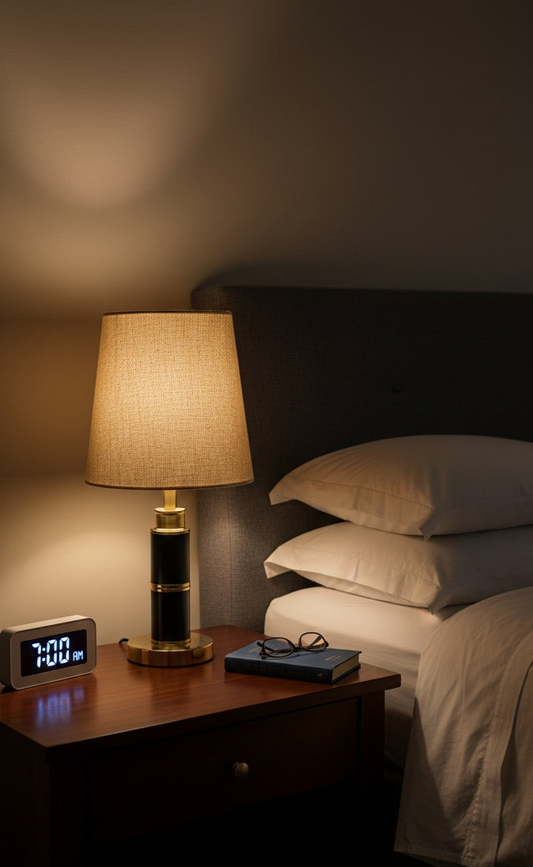 Executive Cylindrical Transitional Table Lamp HD013