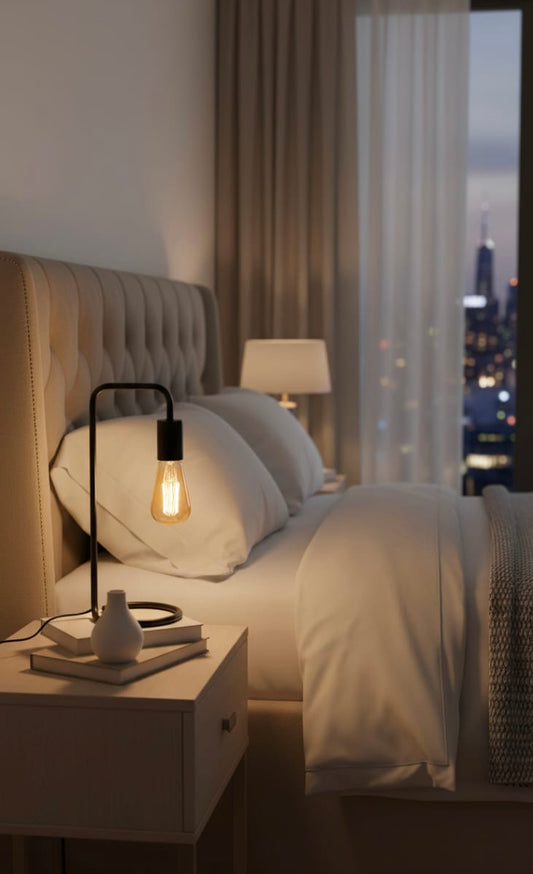 lndustrial Black Golf Desk Lamp JMX-25191/1T