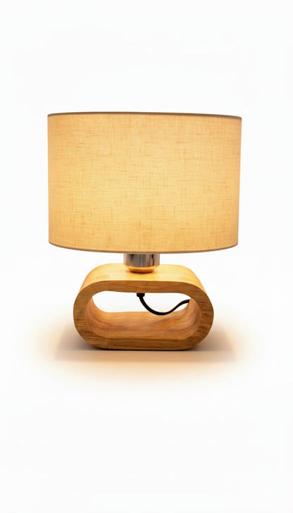 Table Lamp for Bedroom with Fabric Shade for Nightstand BQ-TL3001