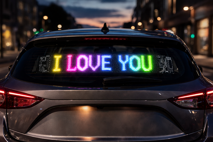 RGB LED Flexible Screen – App & Remote Controlled USB Display 16x96 LED ( 120x595MM)