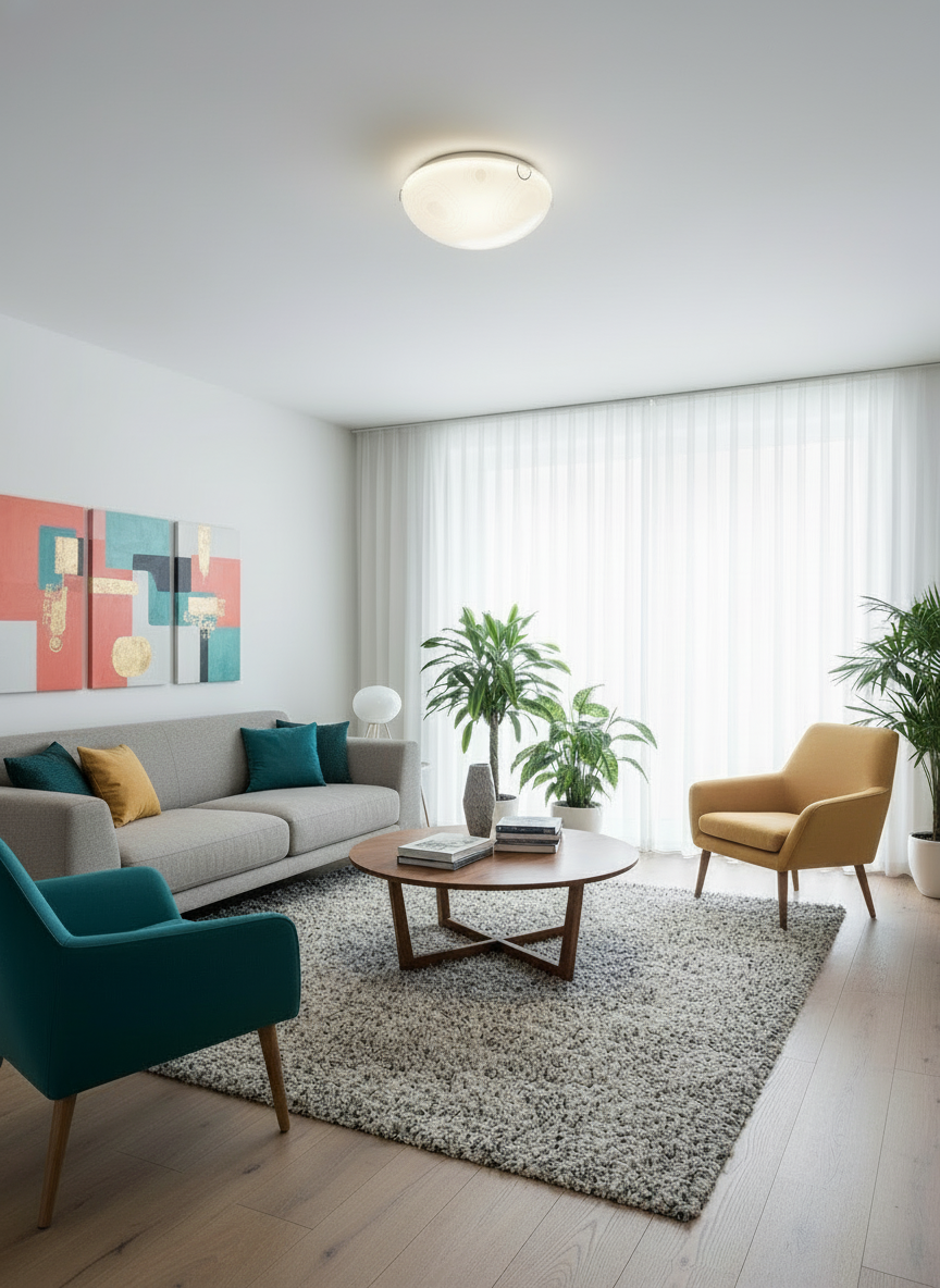 Frosted Glass Ceiling Light fitting CE200/R