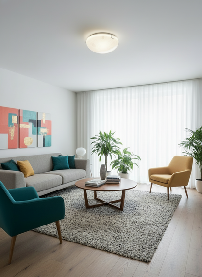 Frosted Glass Ceiling Light fitting CE200/R