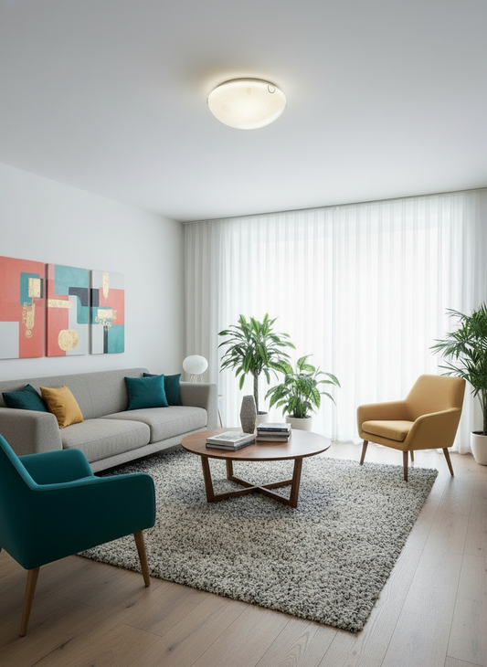 Frosted Glass Ceiling Light fitting CE200/R