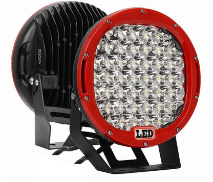 185w Heavy Duty Round LED Work Light – 6000K Off-Road Truck & Tractor Lamp