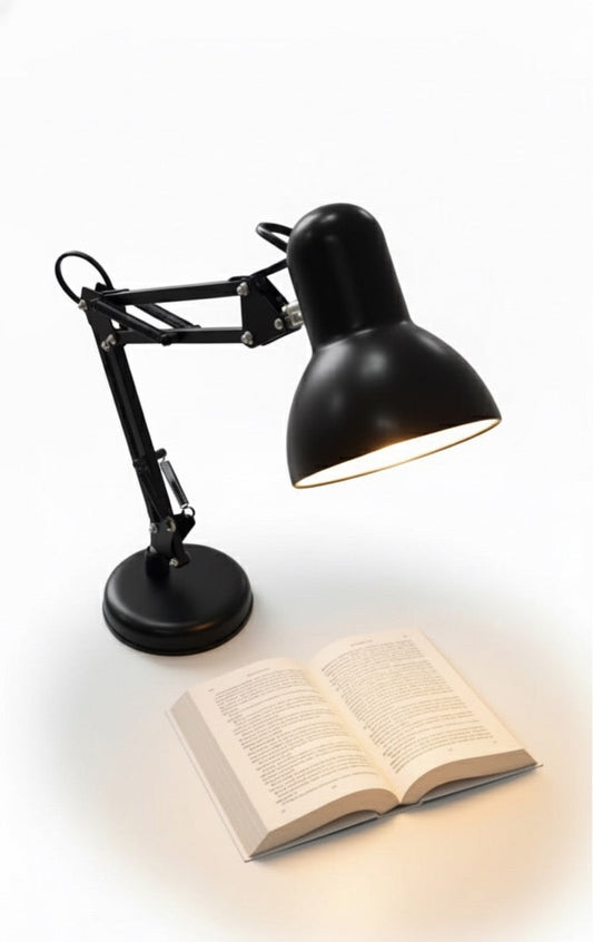 Swing Arm Black Desk Lamp 811 BK