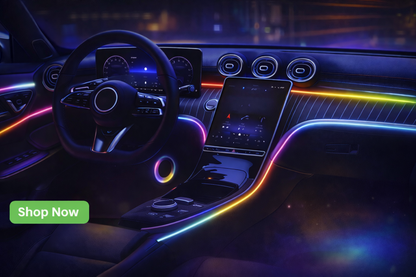 RGB Car Interior LED Ambient Light Kit – Colorful Atmosphere Lighting
