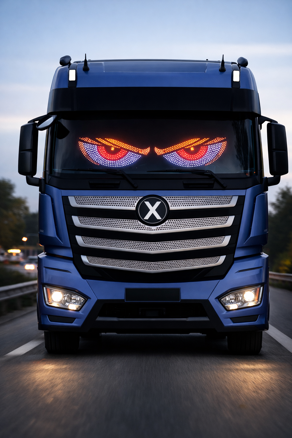 LED Truck Eye Light – Animated Windshield Display (11 Modes) (300x125) Type: X9