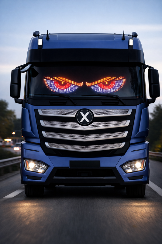 LED Truck Eye Light – Animated Windshield Display (11 Modes) (300x125) Type: X9