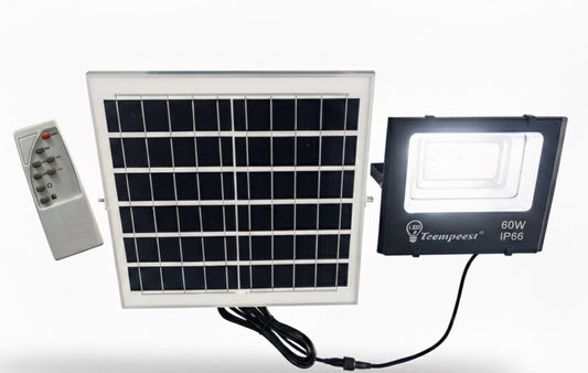 60W Solar Flood Light, Spotlight with Remote Control. TG60W