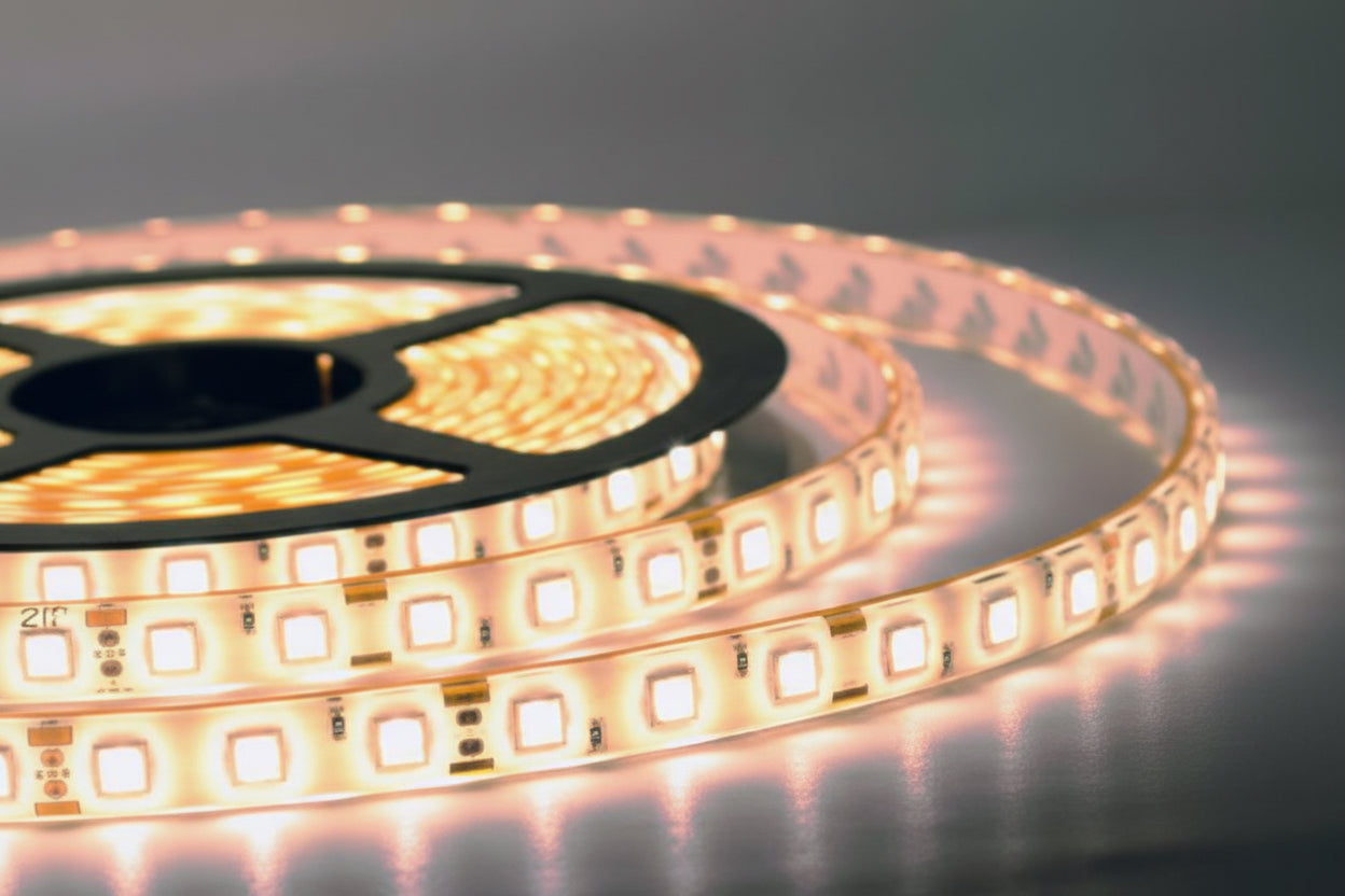 12v 8mm 5050 LED STRIP LIGHTS 60LED/M 5M- All Colors.