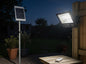 1200w JT High Bright Solar Flood Light, Spotlight with Remote Control.