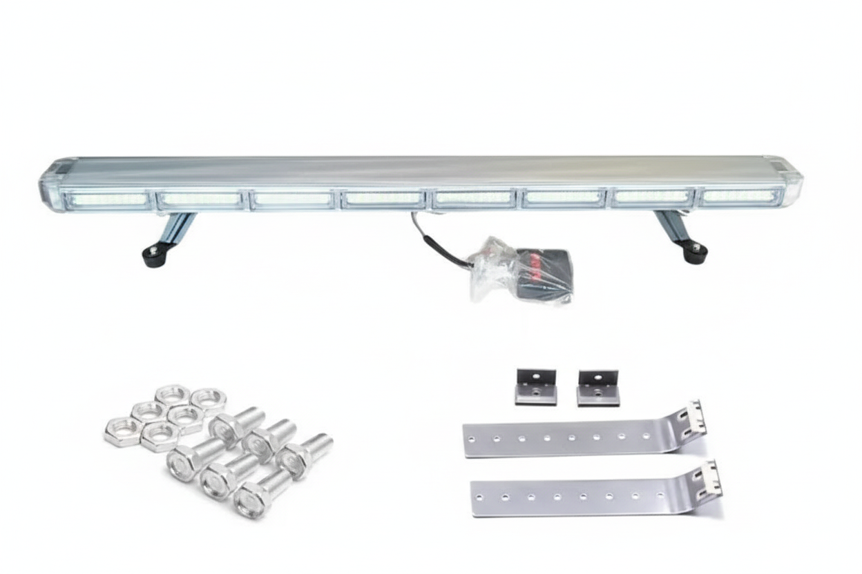 97cm COB Warning Roof Mount Flashing Bar Light 12v-24v Supply