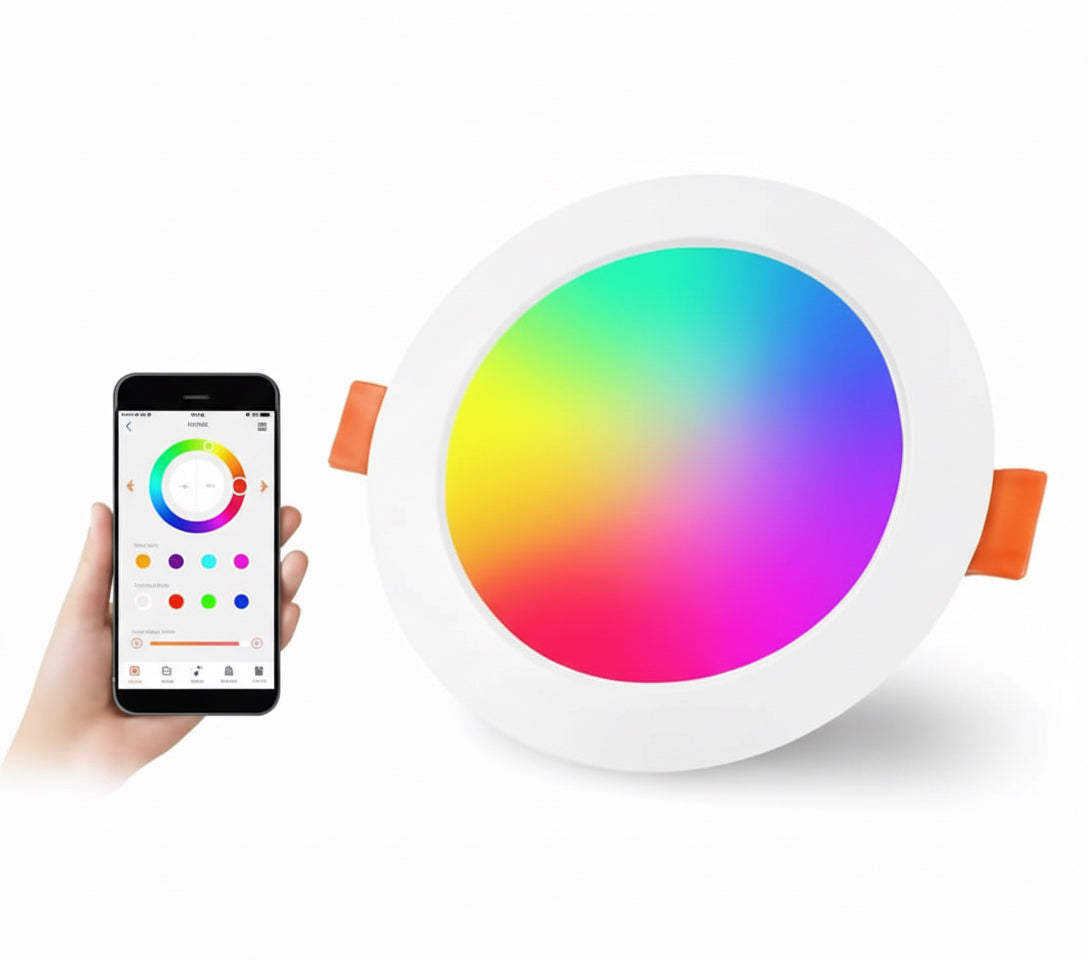 10w LED PANEL SMART DIMING LIGHT(white + RGB)