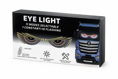LED Truck Eye Light – Animated Windshield Display (11 Modes) (300x125) Type: X9