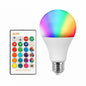E27 REMOTE CONTROL RGB 9W BULB LIGHT(white + RGB)