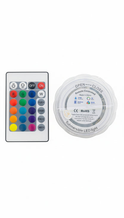Remote Controlled Submersible/Pond  LED RGB 1P68 16 Colors