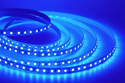 12v 8mm 5050 LED STRIP LIGHTS 60LED/M 5M- All Colors.
