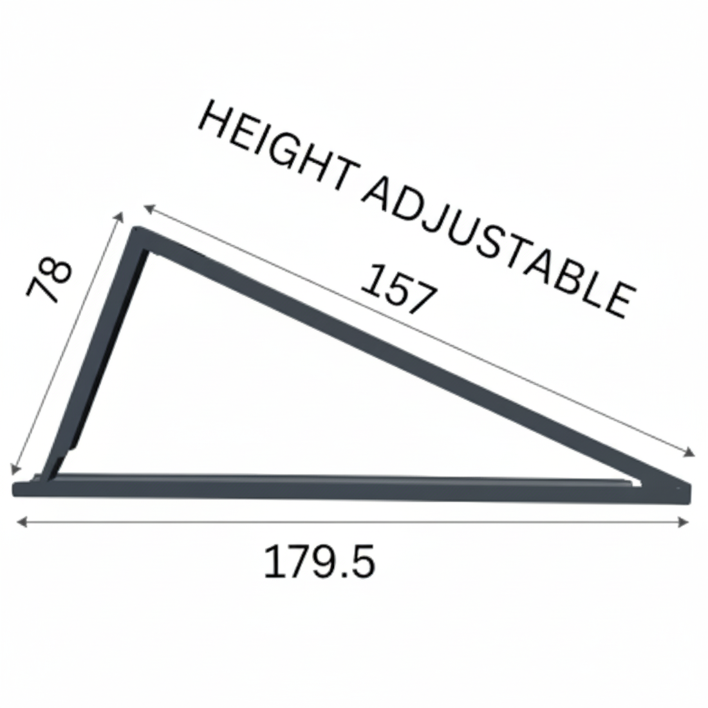 Galvanized Solar Mounting A-Frame