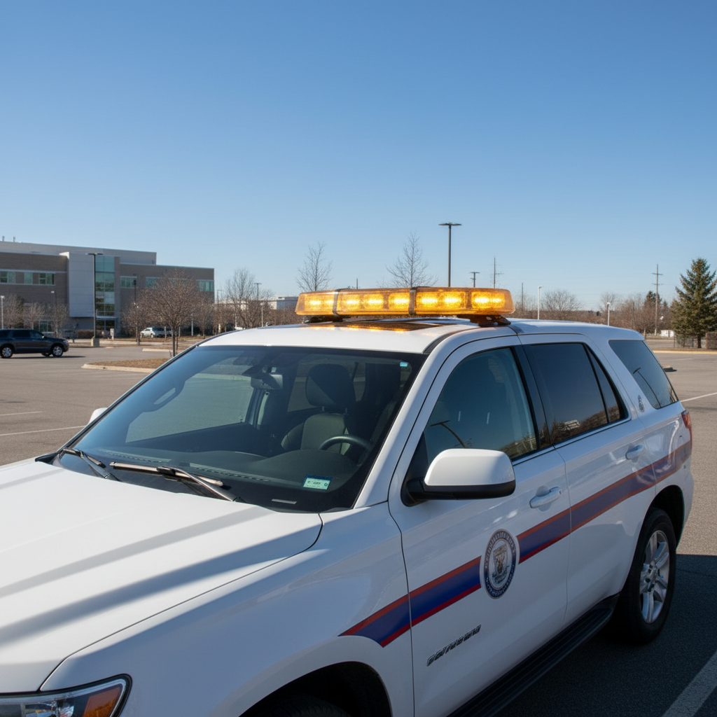 12v-24v 36w Car Led Amber Warning Magnetic Roof Mount Light DP-24D IP65