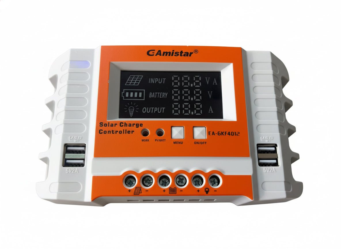 40A 12v/24v Solar Charge Controller With USB Gamistar GKF4012