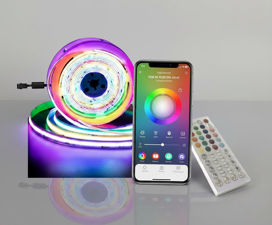 12v 5m  576LEDs/M 10mm COB LED SMART STRIP LIGHT